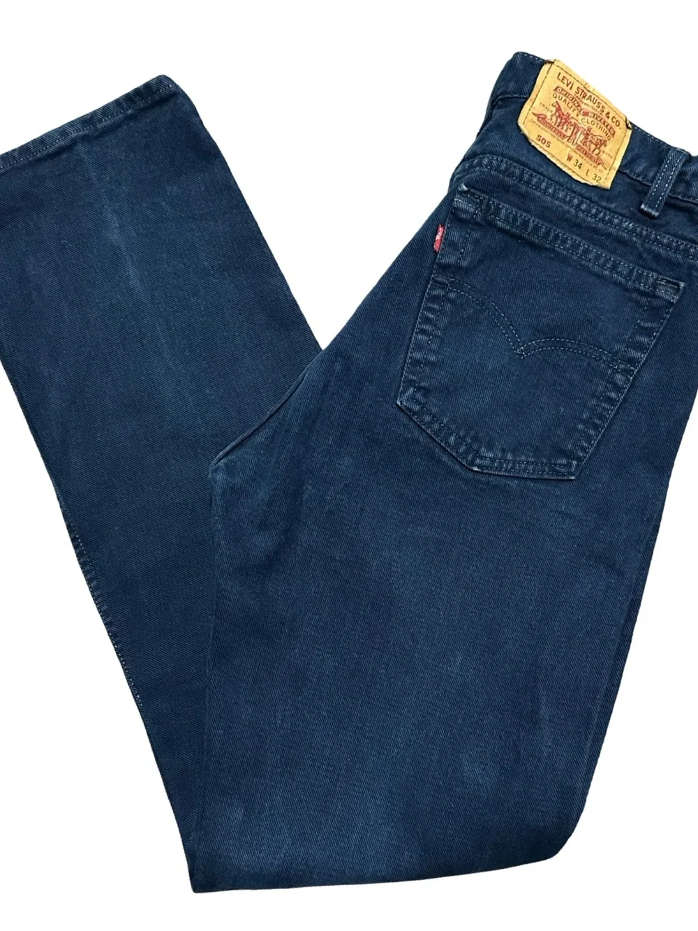 Levi's Vintage Made in the USA Men's Size 34 x 32 Deep Indigo Straight Leg Jeans